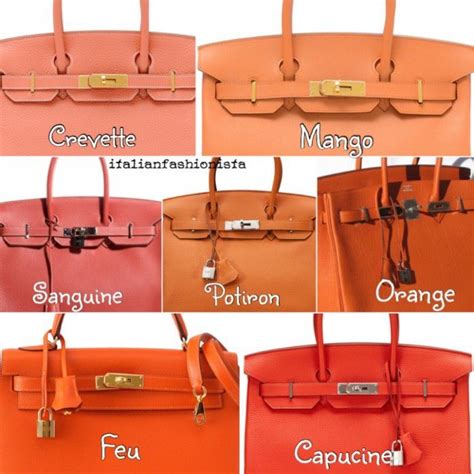 hermes orange color palette|Hermes luggage color chart.